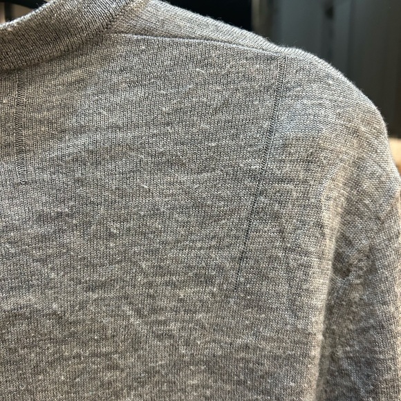 All Saints Gray Crewneck Sweater for Men size M has piling - Picture 7 of 10